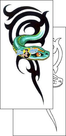 Snake Tattoo reptiles-and-amphibians-snake-tattoos-gary-davis-g1f-00557