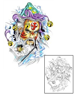Joker - Jester Tattoo Mythology tattoo | G1F-00560