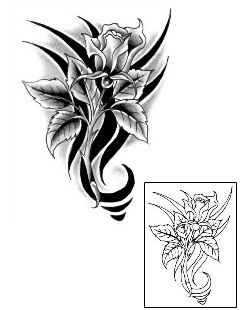 Rose Tattoo Plant Life tattoo | G1F-00585