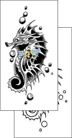 Sea Creature Tattoo seahorse-tattoos-gary-davis-g1f-00594