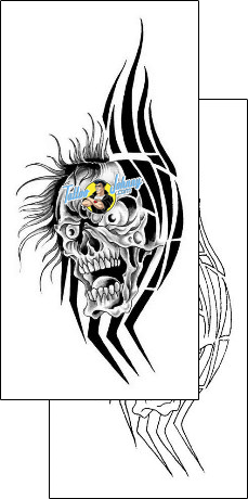 Evil Tattoo skull-tattoos-gary-davis-g1f-00596
