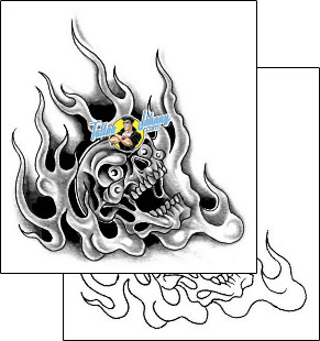 Skull Tattoo horror-skull-tattoos-gary-davis-g1f-00600
