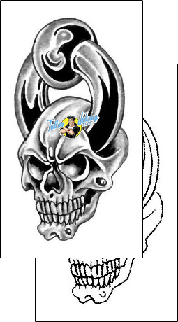 Skull Tattoo g1f-00601