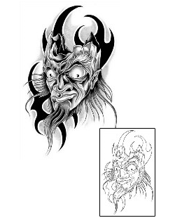 Devil - Demon Tattoo Tattoo Styles tattoo | G1F-00610