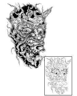 Devil - Demon Tattoo Mythology tattoo | G1F-00617