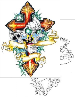 Skull Tattoo horror-skull-tattoos-gary-davis-g1f-00633