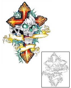 Cross Tattoo Miscellaneous tattoo | G1F-00633