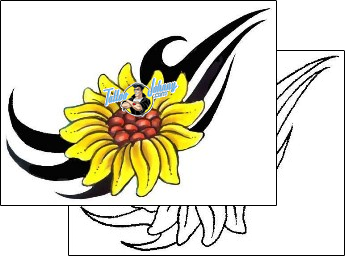 Sunflower Tattoo plant-life-sunflower-tattoos-gary-davis-g1f-00648