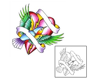 Bird Tattoo Miscellaneous tattoo | G1F-00649