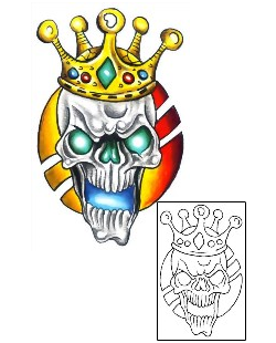 King Tattoo Gambling tattoo | G1F-00657