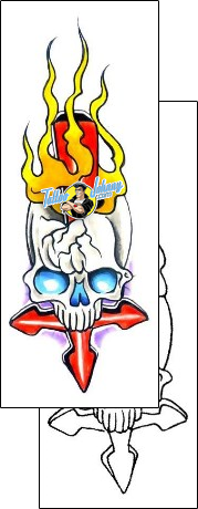 Skull Tattoo horror-skull-tattoos-gary-davis-g1f-00661