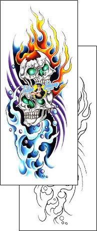 Skull Tattoo horror-skull-tattoos-gary-davis-g1f-00662