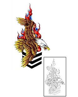 Patriotic Tattoo Animal tattoo | G1F-00686