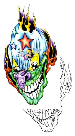 Devil - Demon Tattoo fantasy-clown-tattoos-gary-davis-g1f-00697