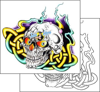 Skull Tattoo horror-skull-tattoos-gary-davis-g1f-00703