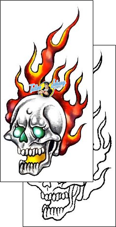 Skull Tattoo horror-skull-tattoos-gary-davis-g1f-00707