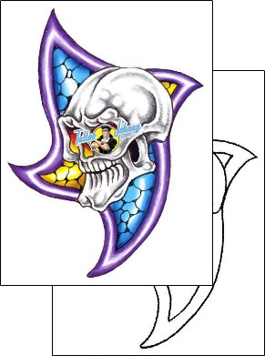 Skull Tattoo horror-skull-tattoos-gary-davis-g1f-00712