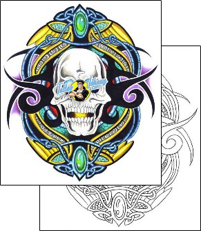 Skull Tattoo horror-skull-tattoos-gary-davis-g1f-00715