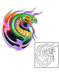 Snake Tattoo Reptiles & Amphibians tattoo | G1F-00717
