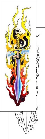 Fire – Flames Tattoo miscellaneous-fire-tattoos-gary-davis-g1f-00718