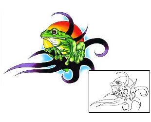 Frog Tattoo Reptiles & Amphibians tattoo | G1F-00722