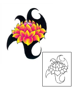 Lotus Tattoo Plant Life tattoo | G1F-00749