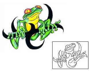 Frog Tattoo Reptiles & Amphibians tattoo | G1F-00756