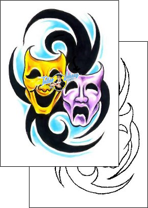 Mask Tattoo miscellaneous-mask-tattoos-gary-davis-g1f-00785