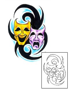 Mask Tattoo Miscellaneous tattoo | G1F-00785