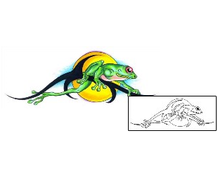 Frog Tattoo Reptiles & Amphibians tattoo | G1F-00789