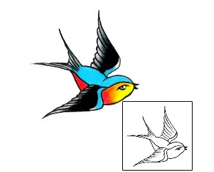 Swallow Tattoo Animal tattoo | G1F-00860