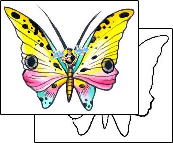 Butterfly Tattoo g1f-00875