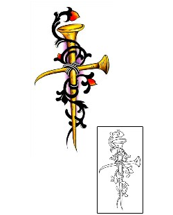 Vine Tattoo Religious & Spiritual tattoo | G1F-00914