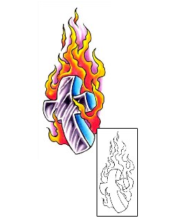 Fire – Flames Tattoo Religious & Spiritual tattoo | G1F-00926