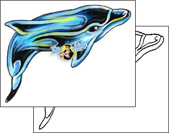 Dolphin Tattoo marine-life-dolphin-tattoos-gary-davis-g1f-00949
