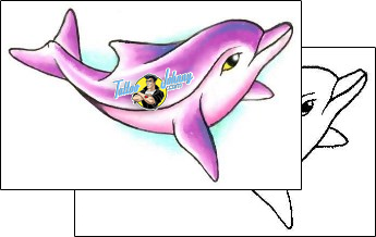 Dolphin Tattoo marine-life-dolphin-tattoos-gary-davis-g1f-00964