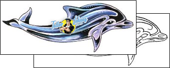Dolphin Tattoo marine-life-dolphin-tattoos-gary-davis-g1f-00965