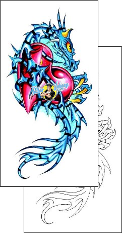 Heart Tattoo fantasy-dragon-tattoos-gary-davis-g1f-00981