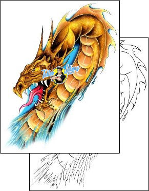 Dragon Tattoo fantasy-dragon-tattoos-gary-davis-g1f-00982