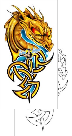 Dragon Tattoo fantasy-dragon-tattoos-gary-davis-g1f-00993