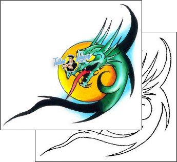 Dragon Tattoo fantasy-dragon-tattoos-gary-davis-g1f-00999