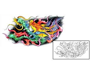 Dragon Tattoo Mythology tattoo | G1F-01001