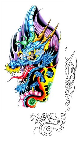 Dragon Tattoo fantasy-dragon-tattoos-gary-davis-g1f-01002