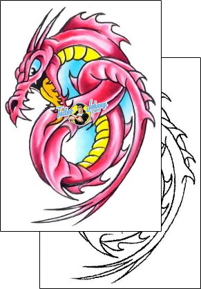Dragon Tattoo fantasy-tattoos-gary-davis-g1f-01012