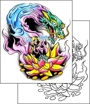Dragon Tattoo fantasy-dragon-tattoos-gary-davis-g1f-01013