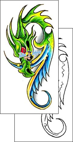 Dragon Tattoo fantasy-tattoos-gary-davis-g1f-01025