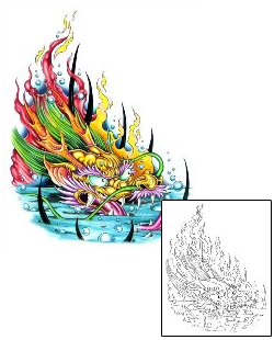 Fire – Flames Tattoo Miscellaneous tattoo | G1F-01028