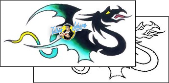 Dragon Tattoo fantasy-tattoos-gary-davis-g1f-01032