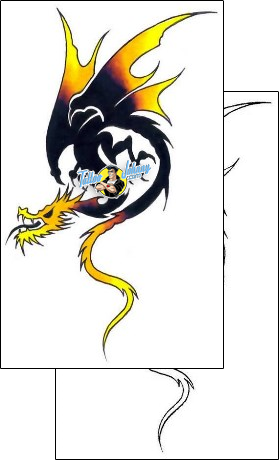 Dragon Tattoo fantasy-tattoos-gary-davis-g1f-01033