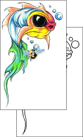 Fish Tattoo marine-life-fish-tattoos-gary-davis-g1f-01039